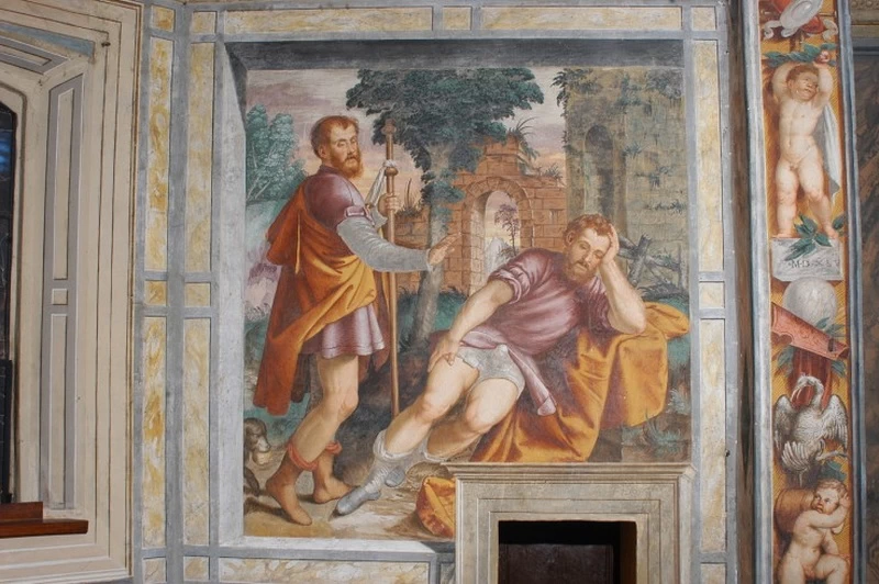 Seconda apparizione in sogno di san Rocco a Ambrogio de Bretis - Lodi